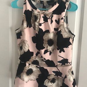 Banana republic peplum blouse